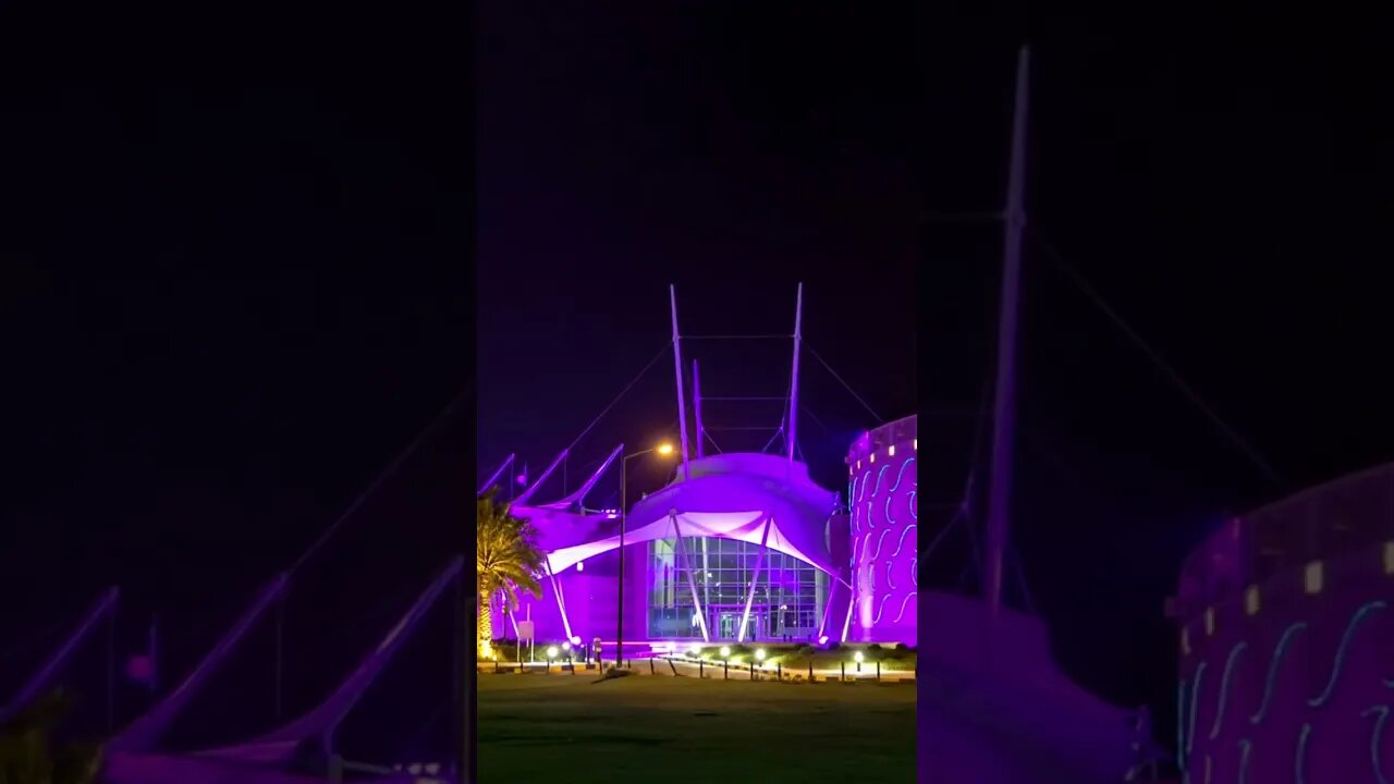 Kuwait Scientific Centre At NIGHT