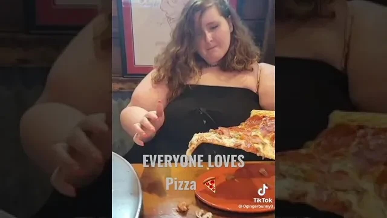 Watch Haley eat a whole pizza.