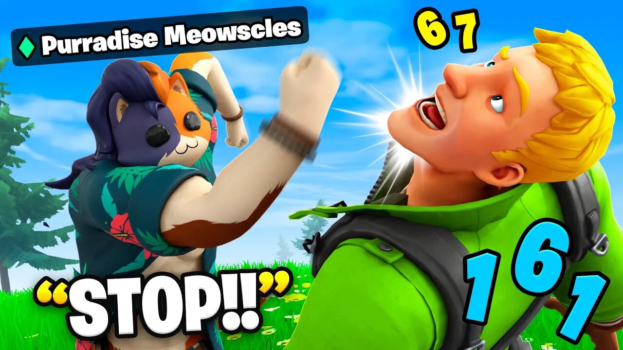 I Pretended To Be BOSS Purradise Meowscles!