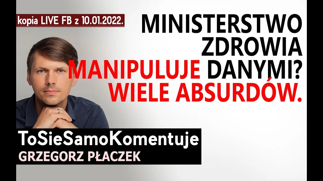 Ministerstwo Zdrowia manipuluje danymi? Wiele absurdów. 🇵🇱 Jak coś może wzrastać, skoro idzie w dół?