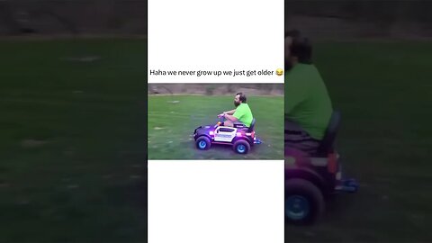 NEVER GROW UP EVEN WHEN WE OLDER