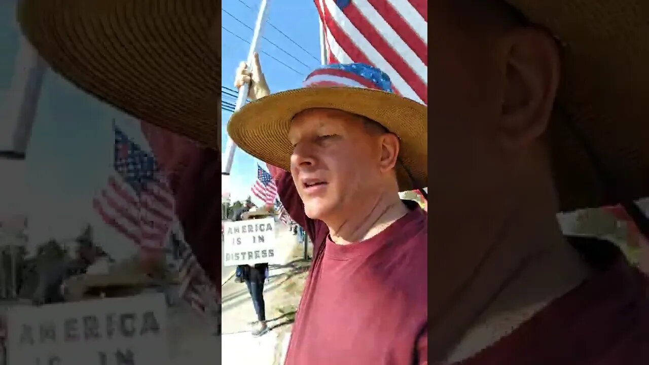 Sunday Flag Waving. Oct 23