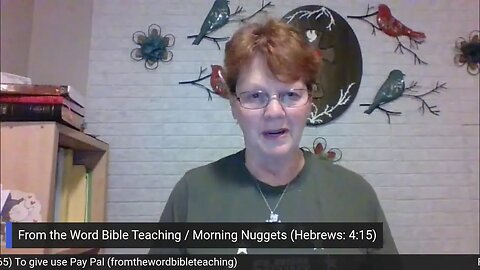From the Word Bible Teaching / Morning Nuggets (1/9/23)