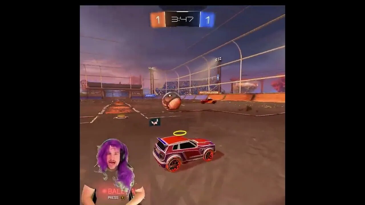 FORCED to Hold my Hands up while playing competitive 1s in Rocket League!