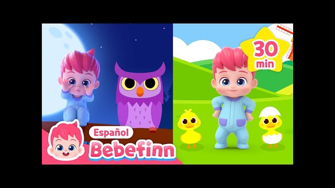 🦉🐥El Sonido de los Animales | Aprende los Animales | Canciones Infantiles | Bebefinn en español