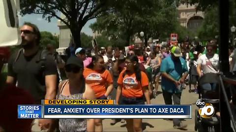 Fear, anxiety over President's plan to axe DACA++