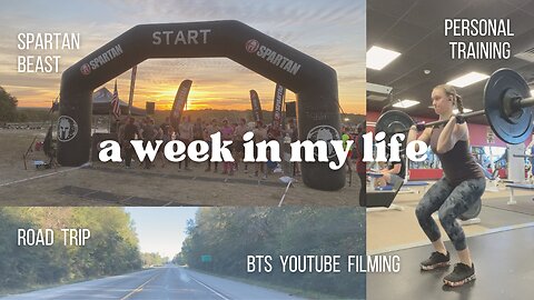 Come With Me! BTS: My Routine, Spartan Beast, YouTube Filming, Road Trip & Dinosaur Tracks!