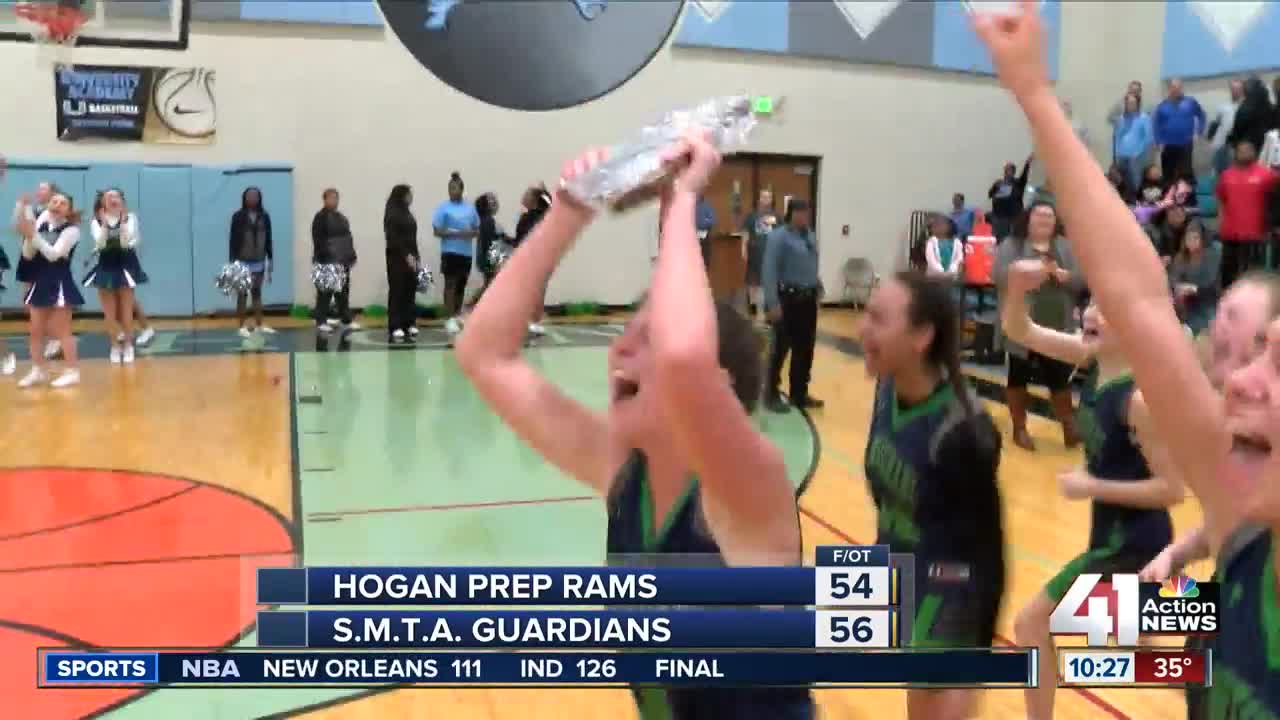 St. Michael the Archangel girls basketball defeats Hogan Prep