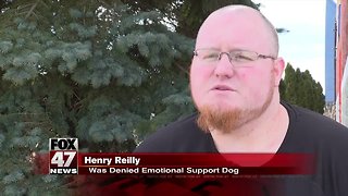 Jackson man denied emotional support dog request