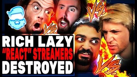 STREAMERS HASAN & XQC DESTROYED FOR LAZY REACTION VIDS STEALING FROM YOUTUBERS! ASMONGOLD SPARED