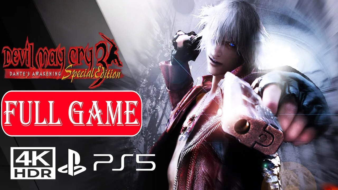 DEVIL MAY CRY 3 DANTE'S AWAKENING SPECIAL EDITION【FULL GAME】No Commentary ✔️4K 60ᶠᵖˢ HDR PS5