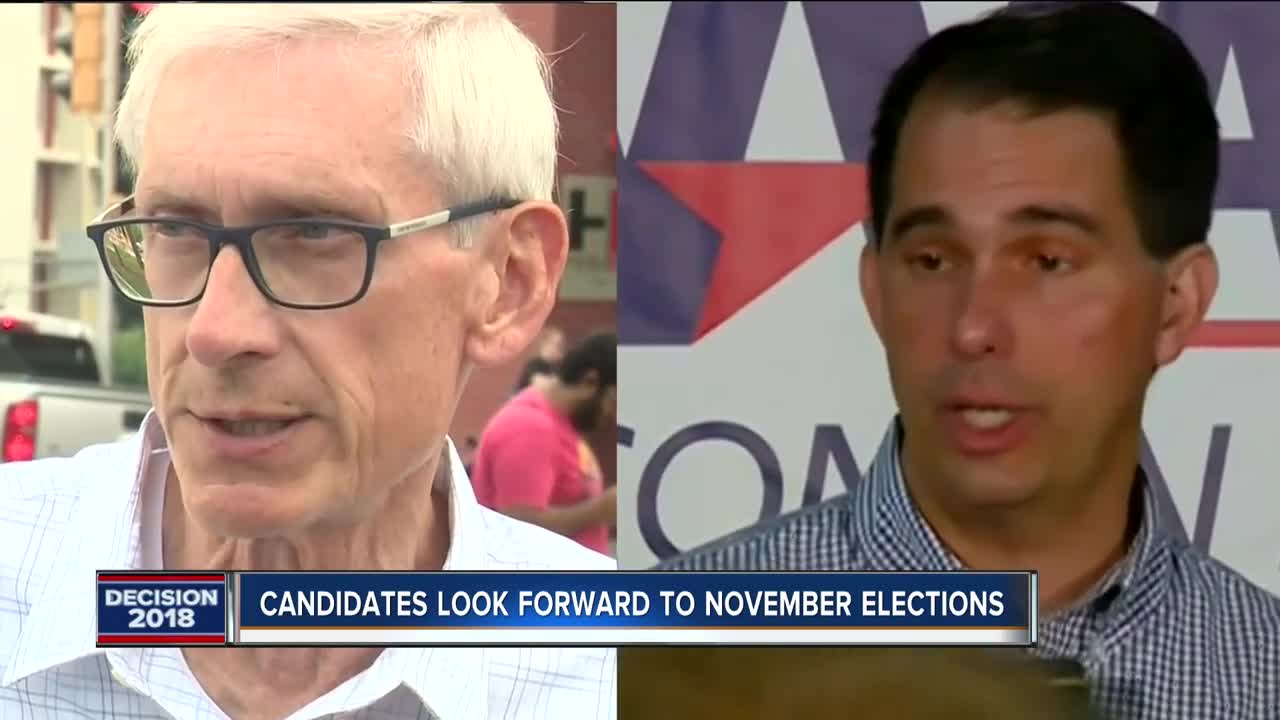 Evers and Walker, Vukmir and Baldwin set to face-off in November's elections