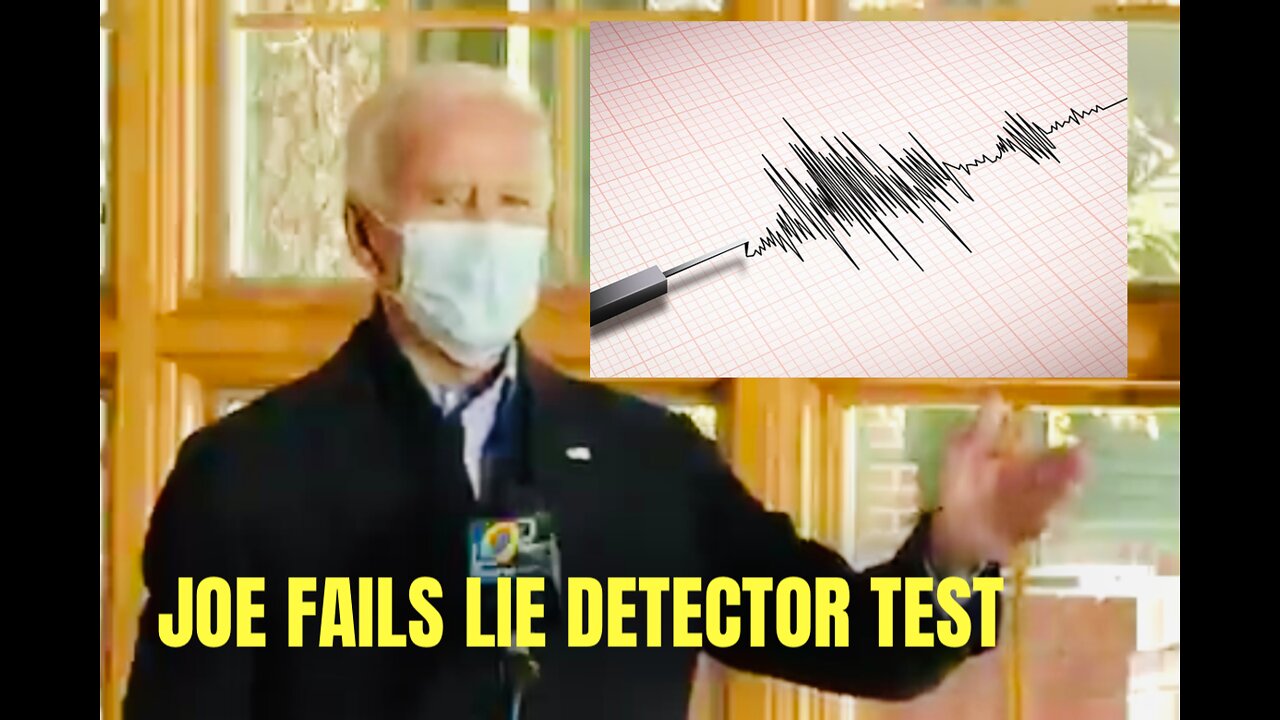 Joe Biden Fails the Lie Detector Test (about Hunter)