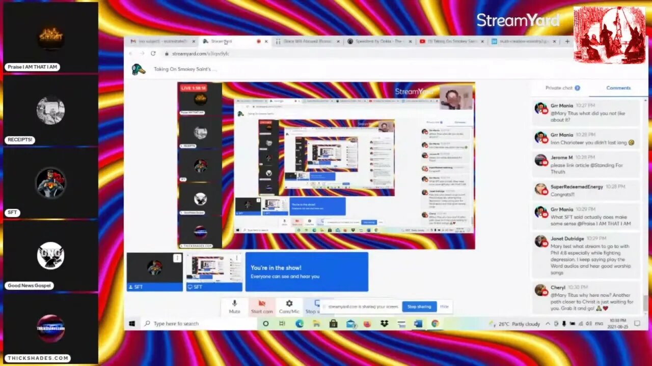 SFT in Praises studio 26 Aug 2021 2