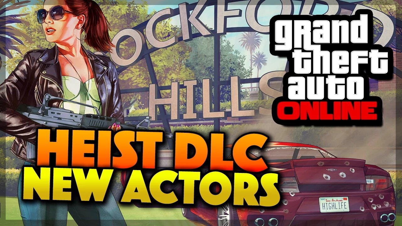 GTA 5 Online Heist NEW Characters & Heist DLC Actors (GTA 5 Gameplay)