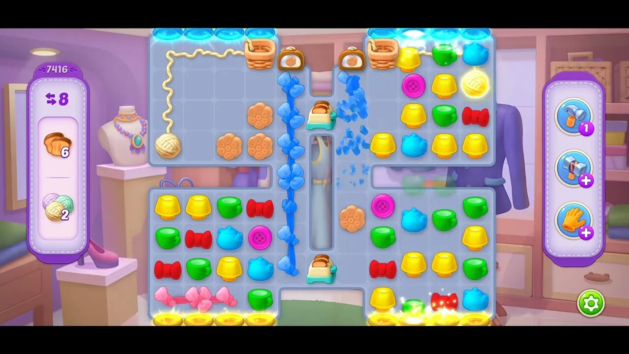 Playrix Homescapes Gameplay Walkthrough Level 7416