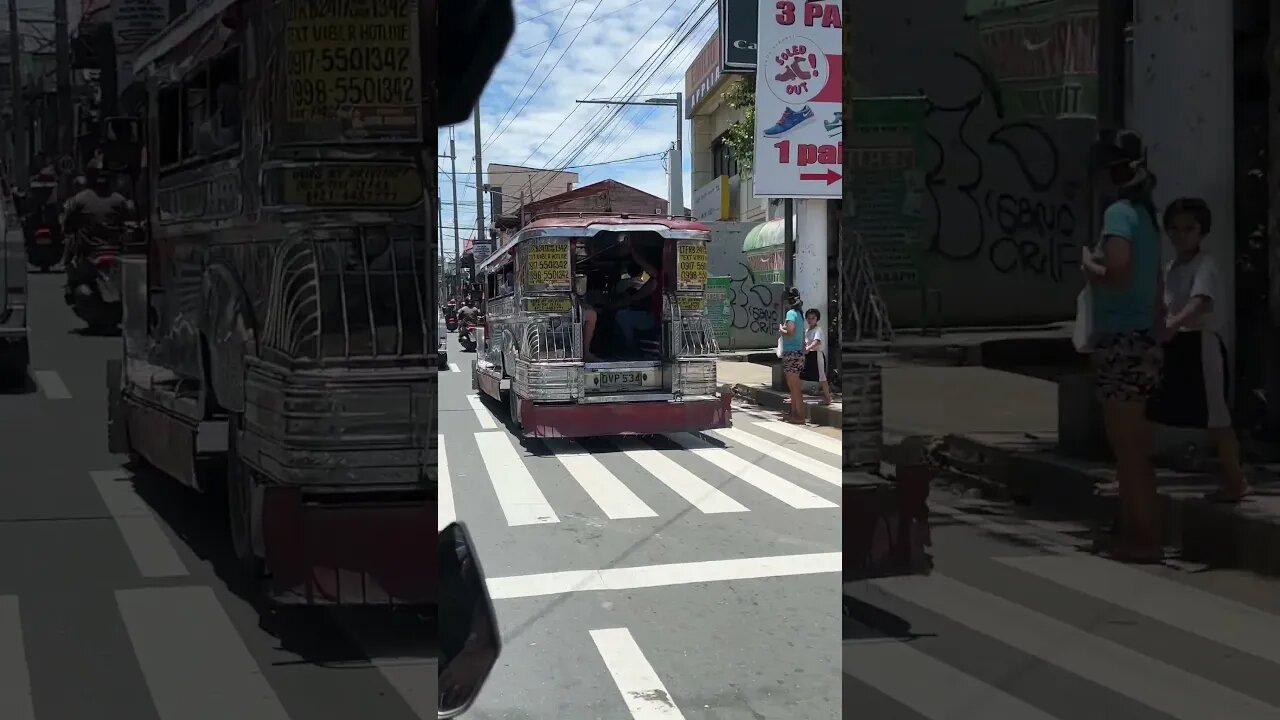 Jeepney Next to a Tricycle #shorts #short #shortvideo #shortsvideo #shortsfeed