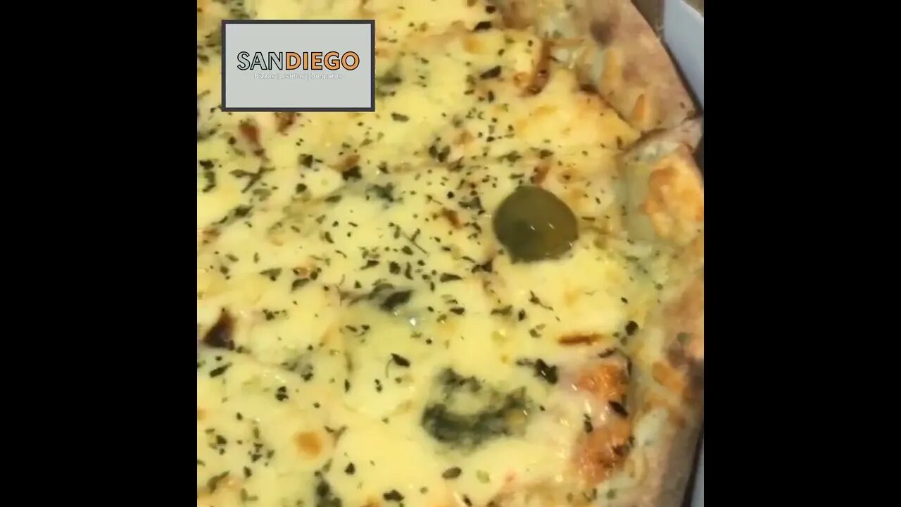 Conteúdo para Redes sociais da San Diego Pizzaria.