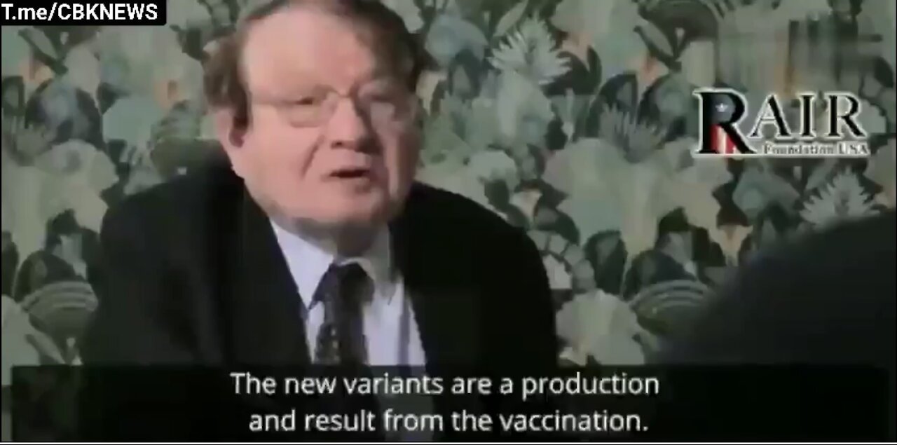 All vaccinated people will die within 2 years. Luc Montagnier