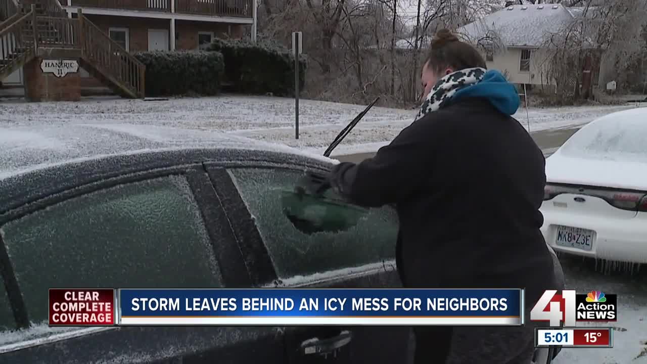 Warrensburg residents scrape, crawl way out of ice storm