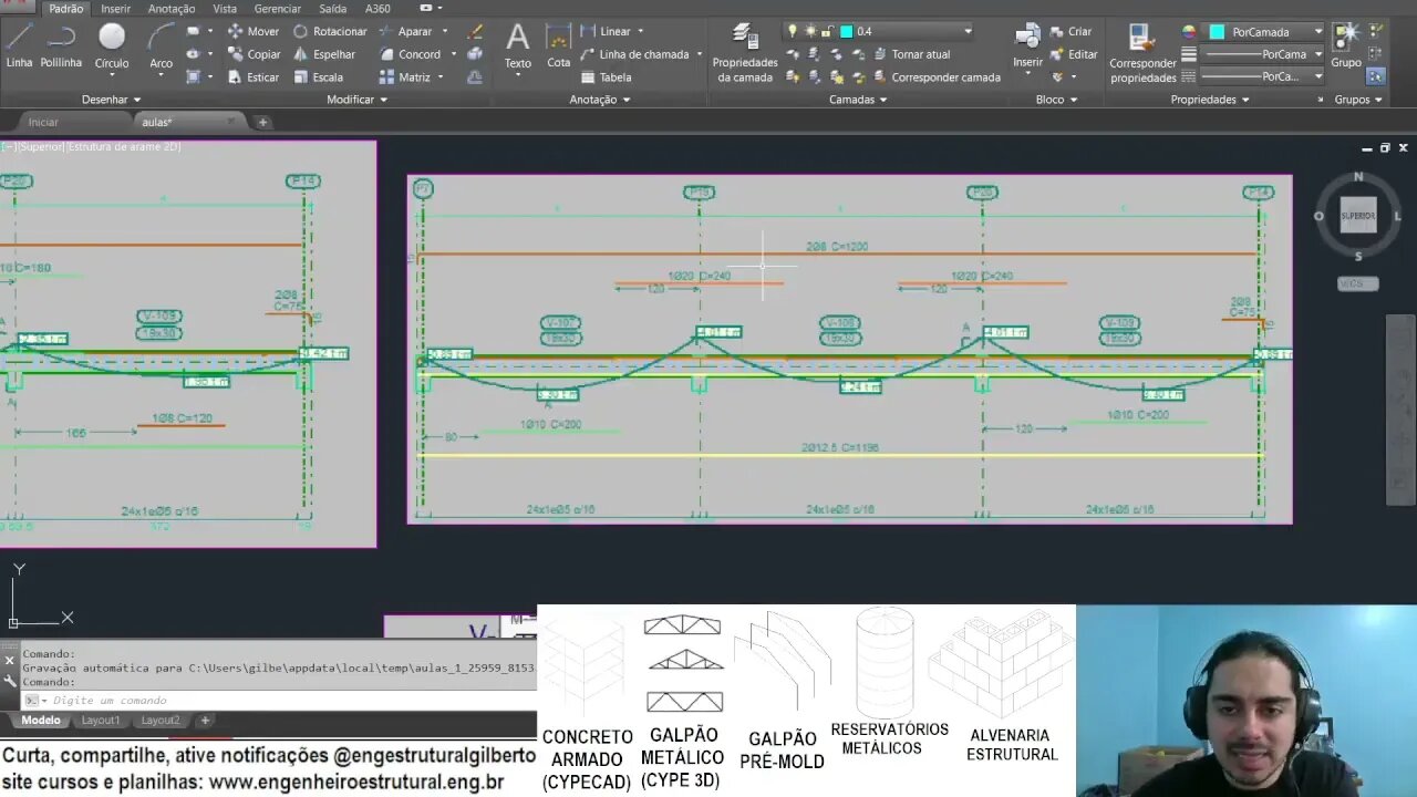 Lajes alinhadas vs xadrez Qual mais econômica e eficiente Eng Estrutural