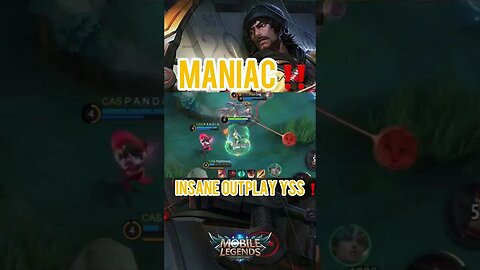 MANIAC ❗️YI SHUN SHIN INSANE OUTPLAY ‼️MOBILE LEGENDS #mlbbcreatorcamp #mobilelegends #yishunshin