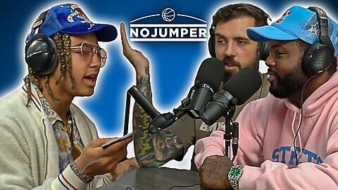 24kGoldn Destroys Lil House Phone's CD Live on No Jumper