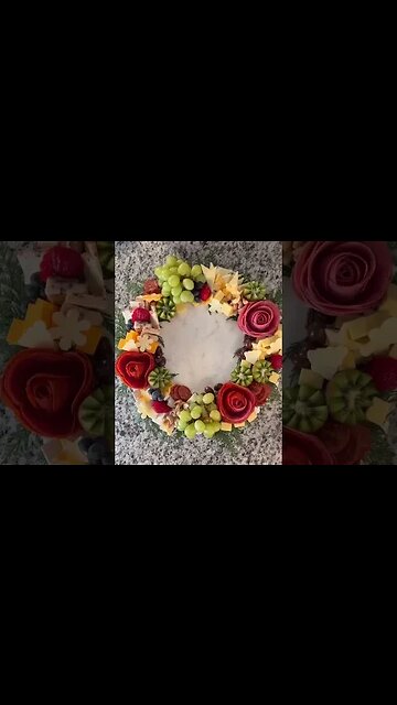 Make a Charcuterie Wreath Board #shorts #julieswreathboutique