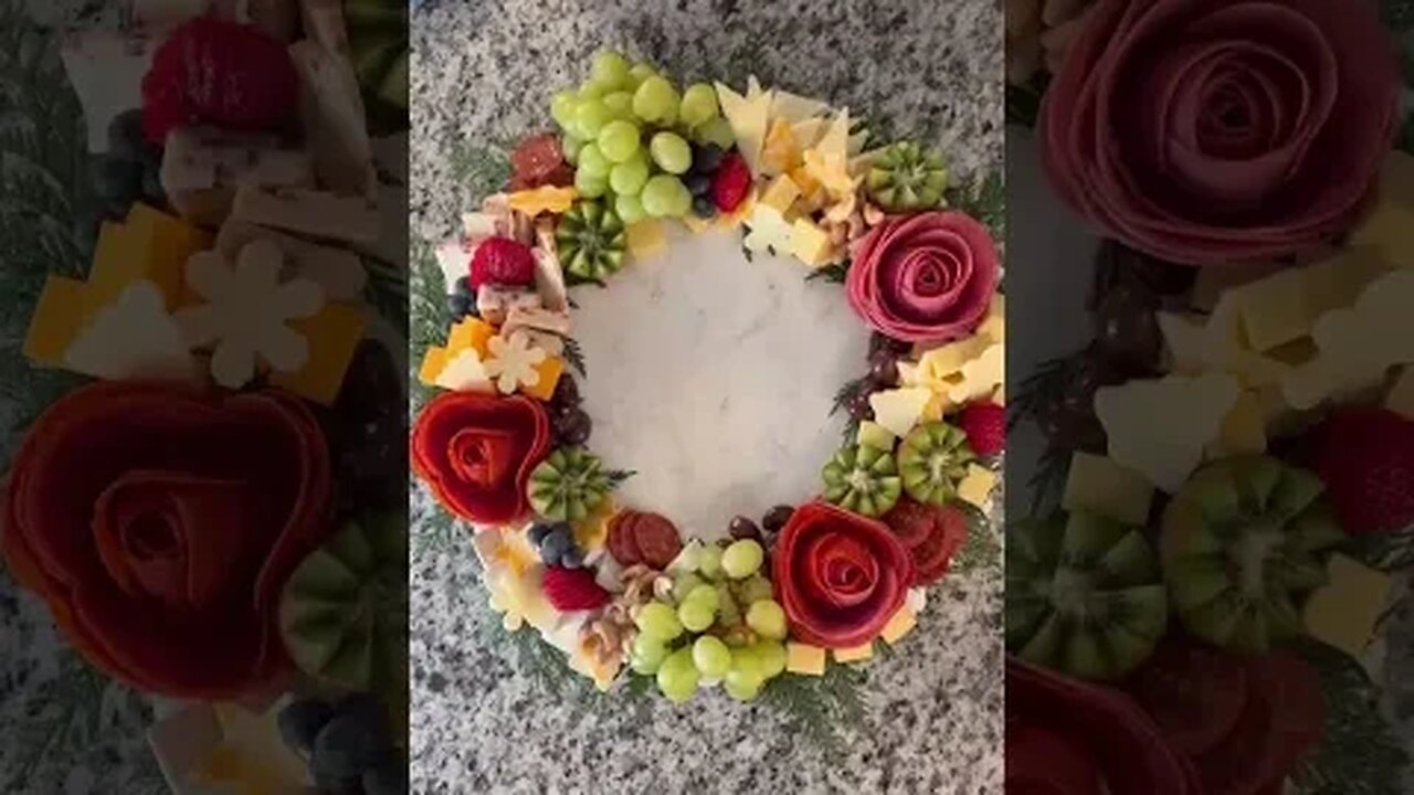 Make a Charcuterie Wreath Board #shorts #julieswreathboutique