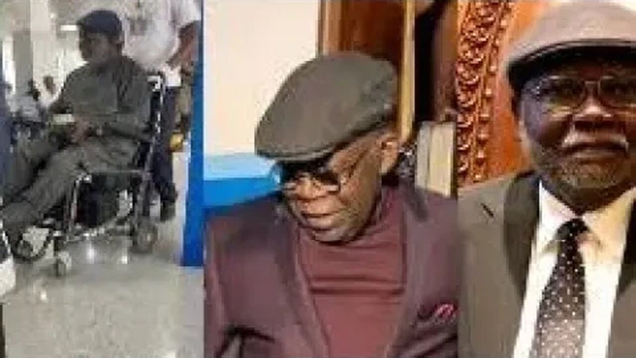 Protesters Sack CJN Ariwoola disguises on wheelchair in London for secret meeting with Tinubu