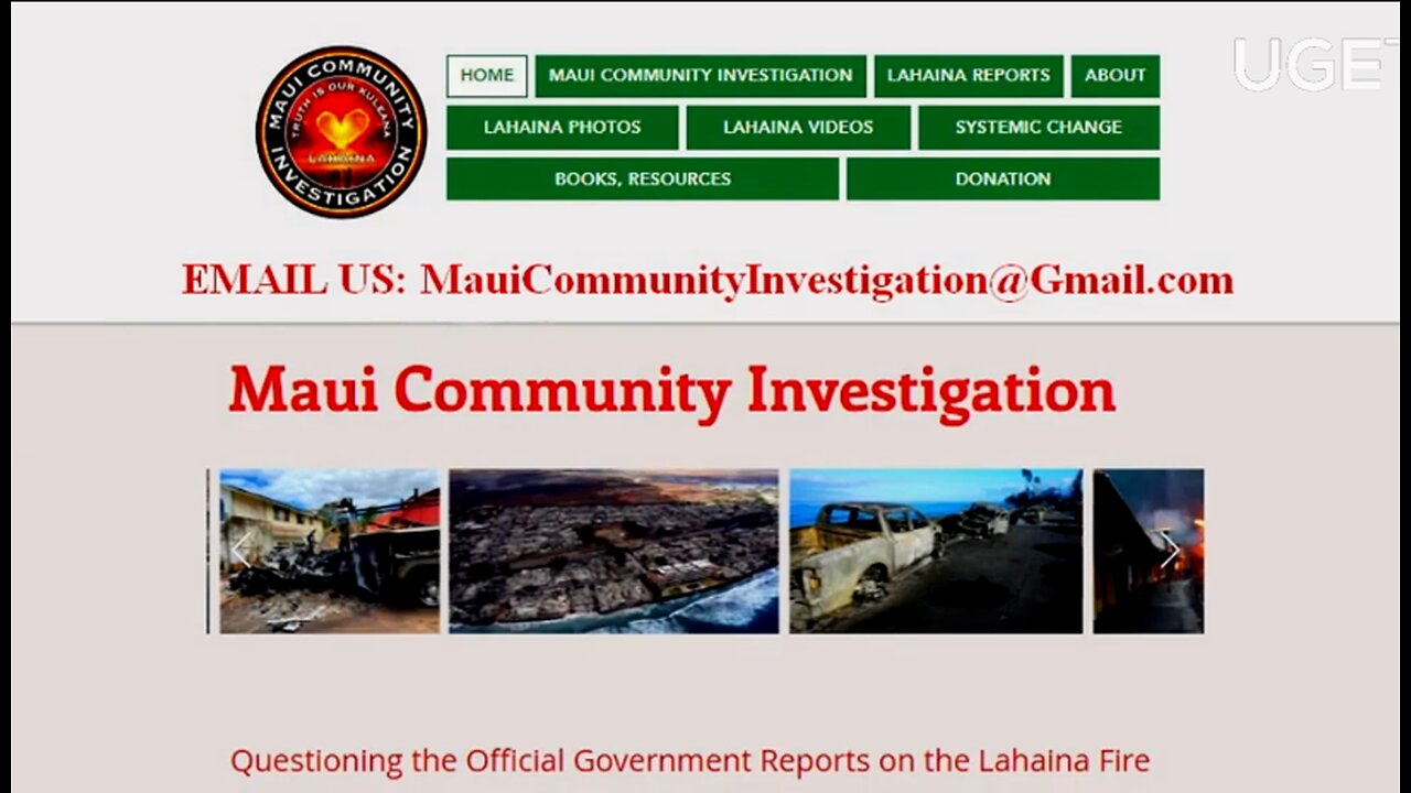 Maui Community Investigation into Possible Plasma Weapon Source for the Lahaina Fire