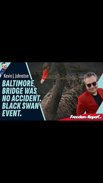 BALTIMORE BRIDGE WAS NO ACCIDENT! BLACK SWAN EVENT!