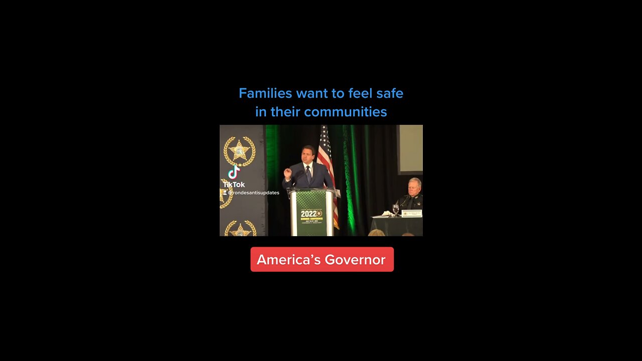 Ron DeSantis: Families want to feel safe in their communities | Bongino | Trump | Bannon | Jones