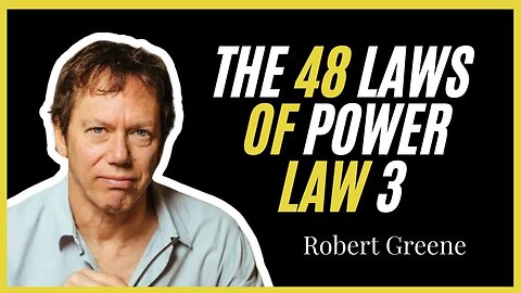 Laws of Power: Law #3 - Conceal Your Intentions 🕵️‍♂️🤐