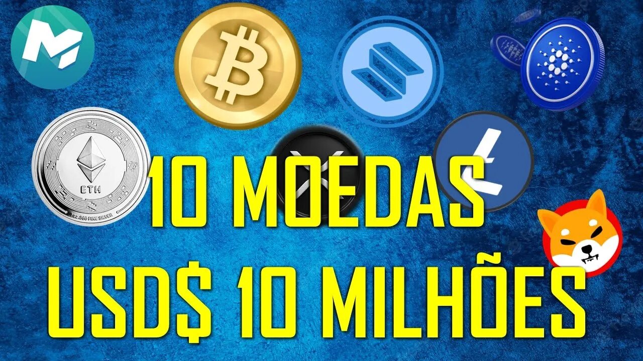 O TOP 10 DAS ALTCOINS PRONTAS PARA EXPLODIR EM 2023 | OS MELHORES INVESTIMENTOS CRIPTO