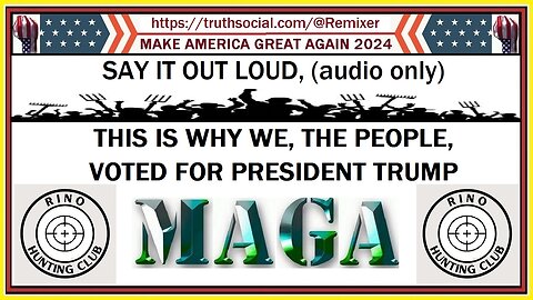 THIS IS WHY WE, THE PEOPLE, VOTED FOR PRESIDENT TRUMP