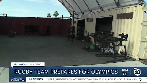 Rugby team prepares for the Olympics