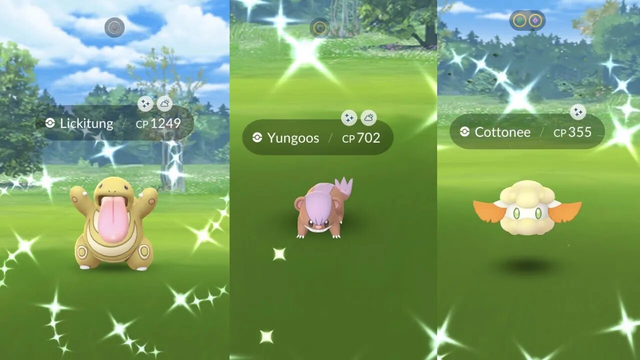 Pokemon Go shiny Compilation