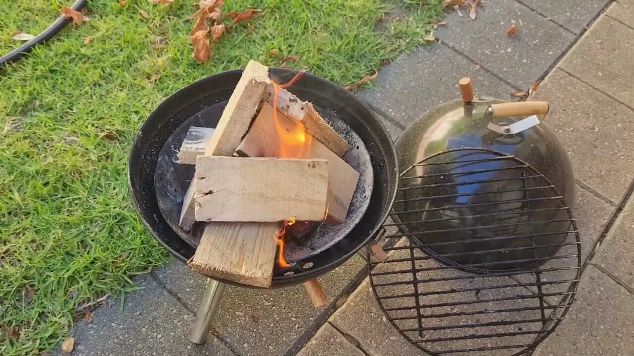 setup a wood bbq successfully