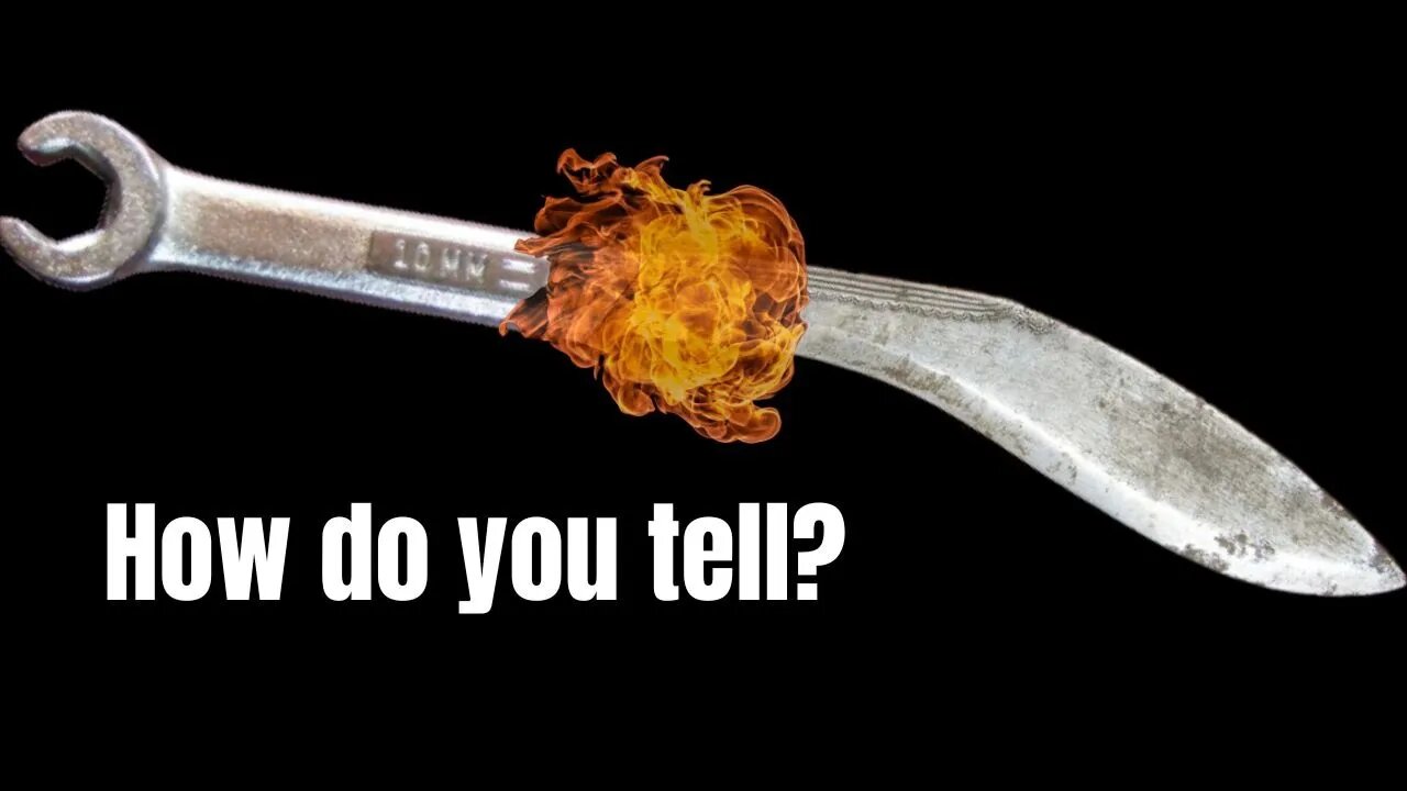 How to tell if a piece of metal is good for knife making