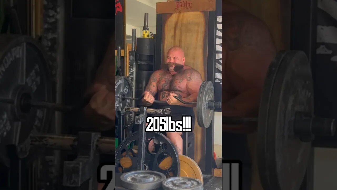 2 plates seated half curl #limpbizkit #armwrestling #armlifting #strictcurl #powerlifting