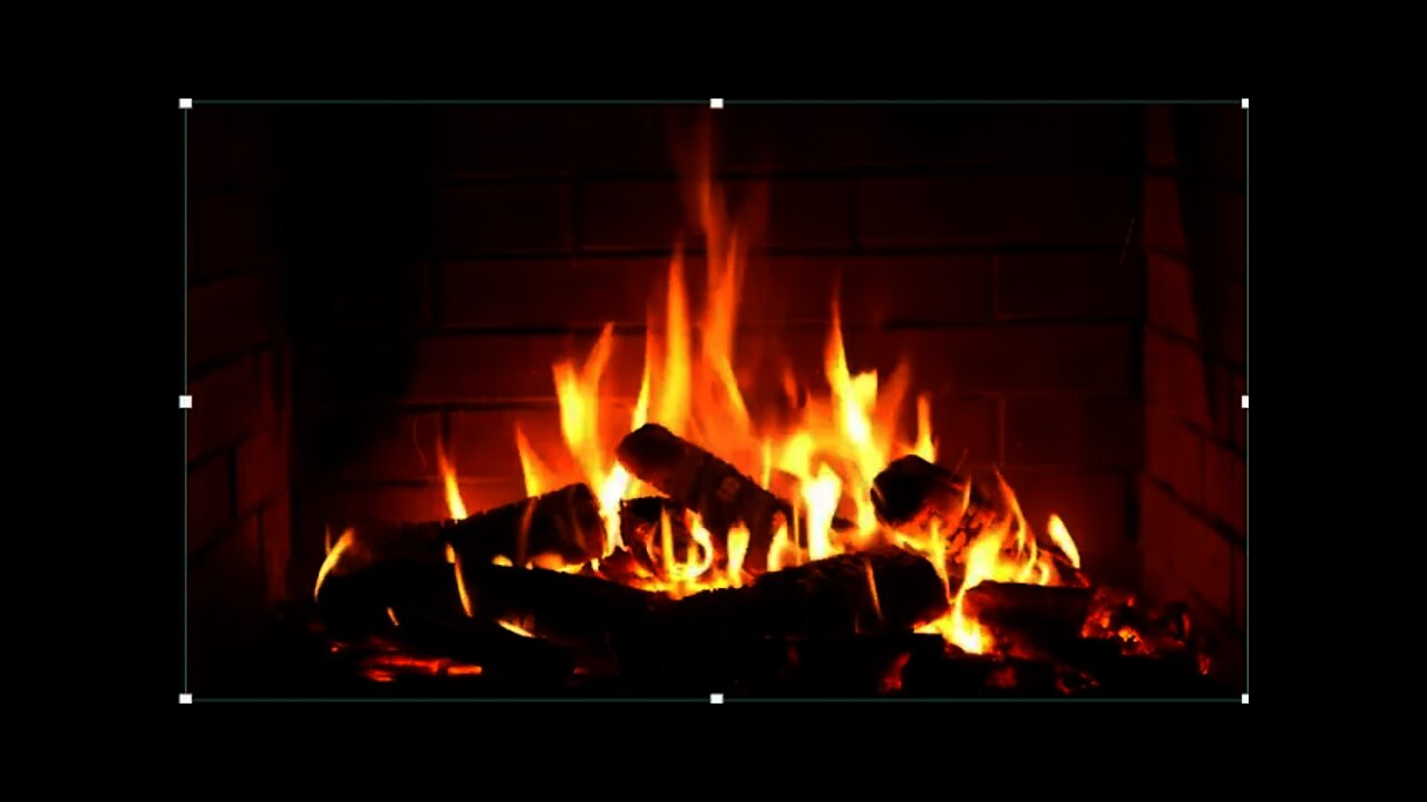 Live Fireplace 10 hours in full HD resolution.10 hours burning logs loop play.