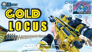 Locus Gold Camo Sniper Gameplay - COD Mobile