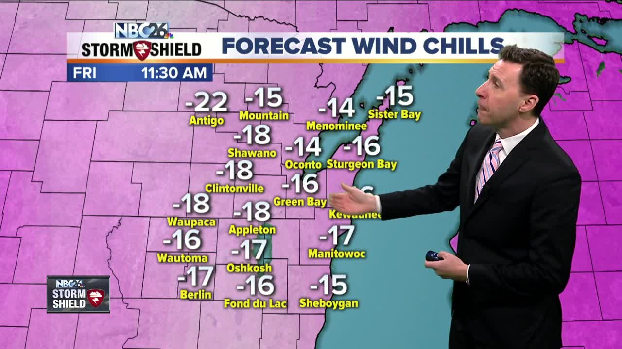 Michael Fish's NBC26 Storm Shield weather forecast