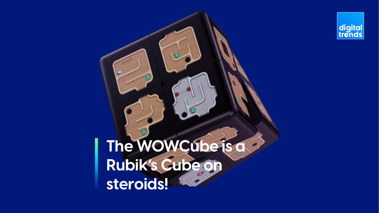 The WOWCube is a 21st Century Rubik's Cube.