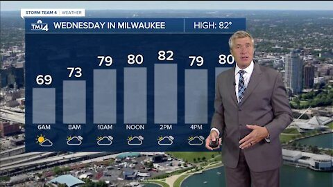 Wednesday stays humid with another chance for rain