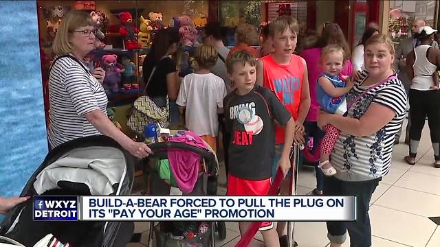 Build-A-Bear Workshop forced to close lines on 'Pay Your Age' Day citing crowd control issues