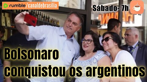 Bolsonaro conquista os argentinos