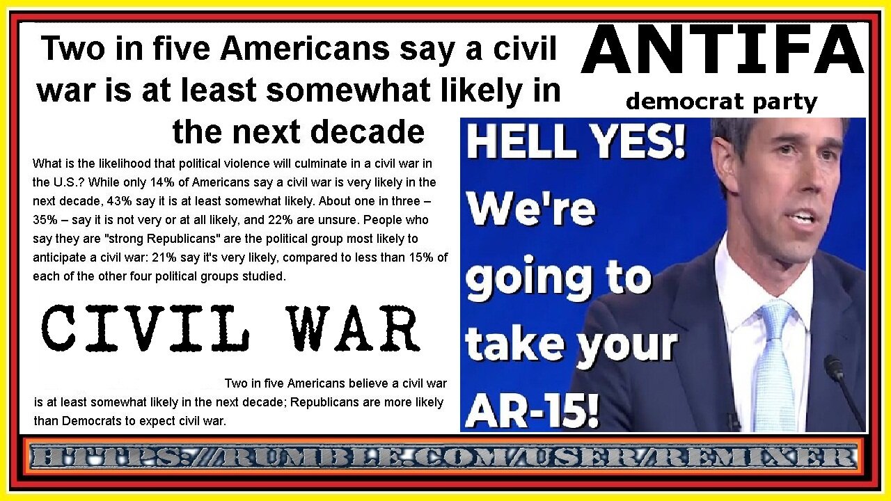 Civil War began in 2020 with ANTIFA RIOTS