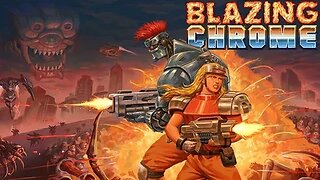 Gameplay live Blazing Chrome Parte 1